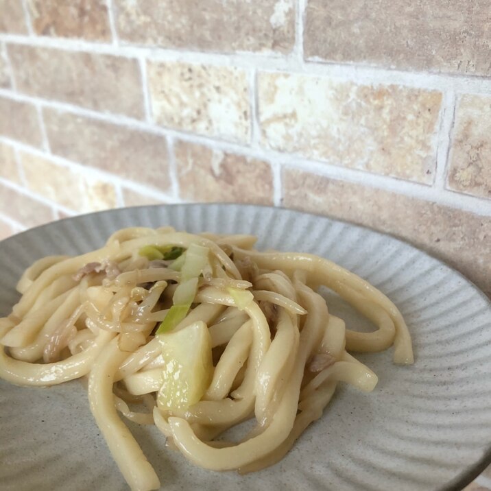 我が家の簡単焼うどん